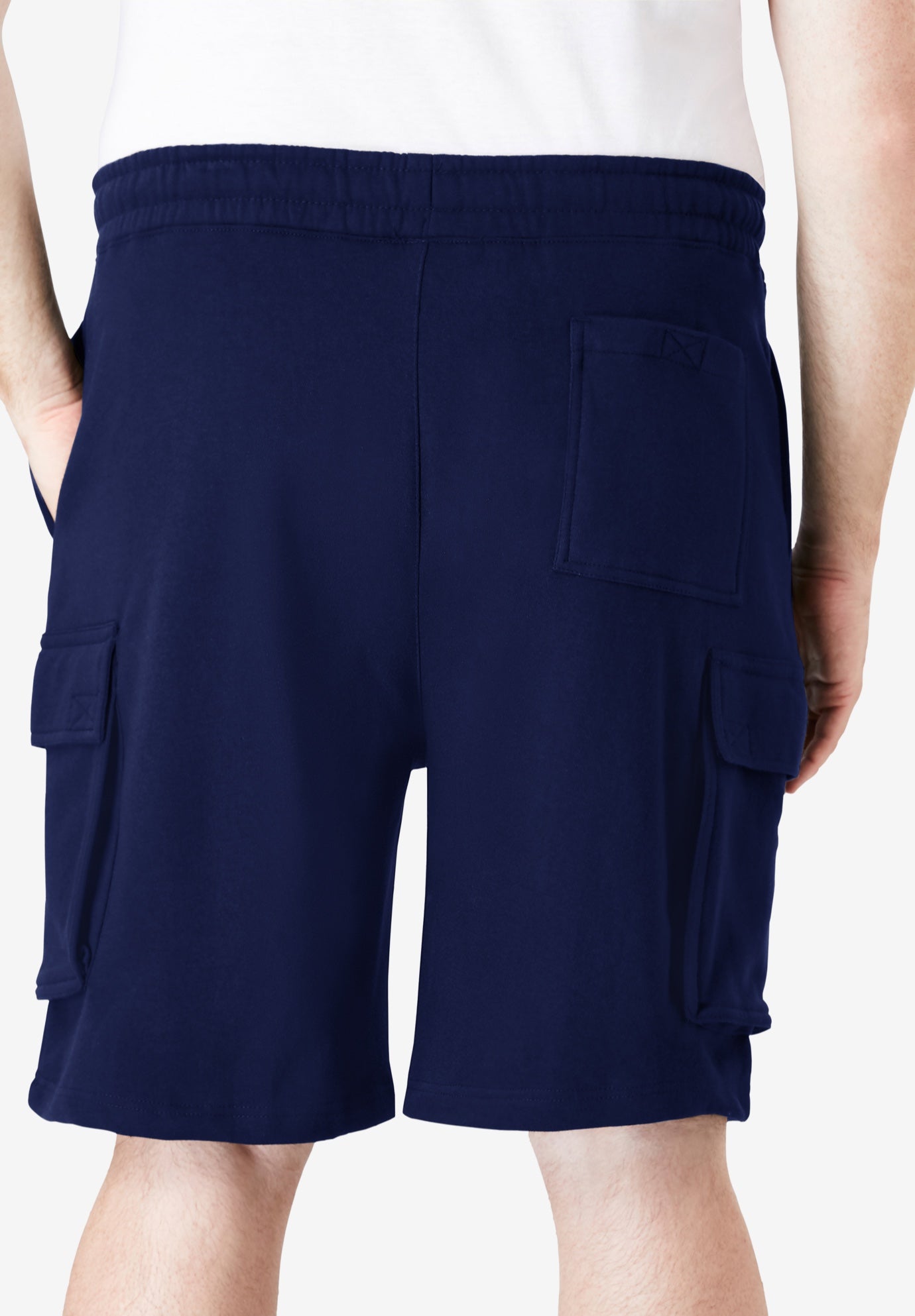 10" Fleece Cargo Shorts image number 2
