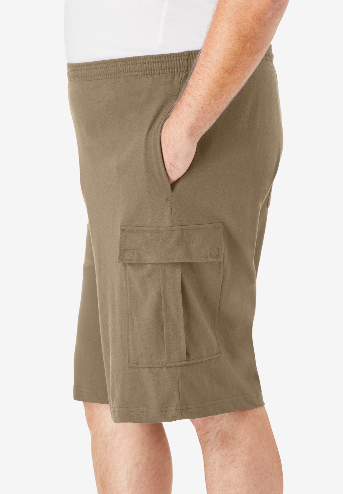 Lightweight Jersey Cargo Shorts image number 1