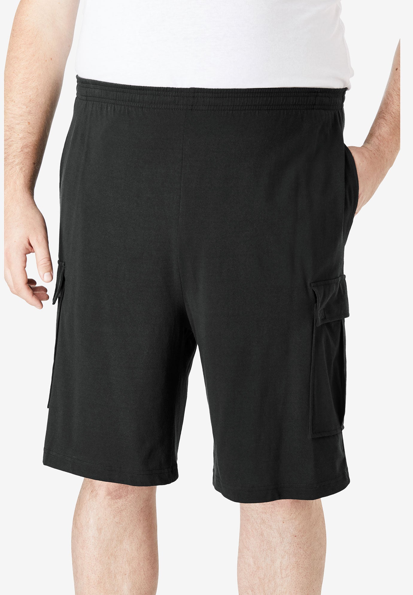 Lightweight Jersey Cargo Shorts image number 0