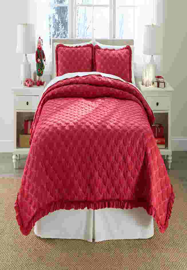 Ribbon Hem Bow Quilt 3-PC Set image number 0