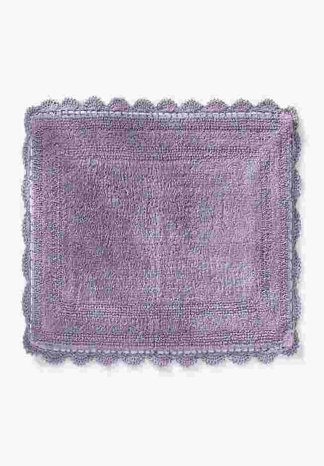 Rectangular Crochet Bath Mat image number 0