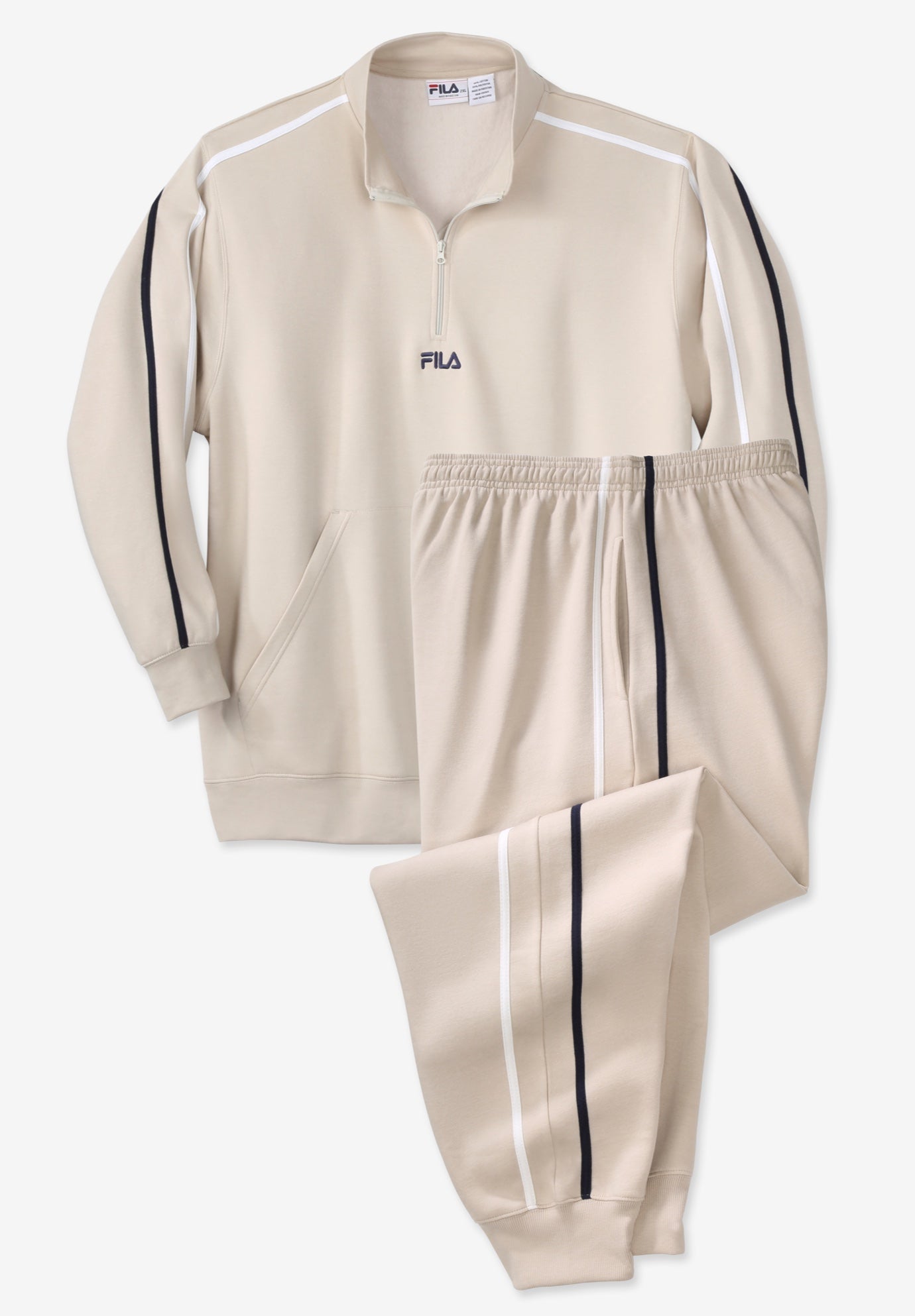 FILA&reg; Fleece 1/4 Zip Tracksuit image number 0