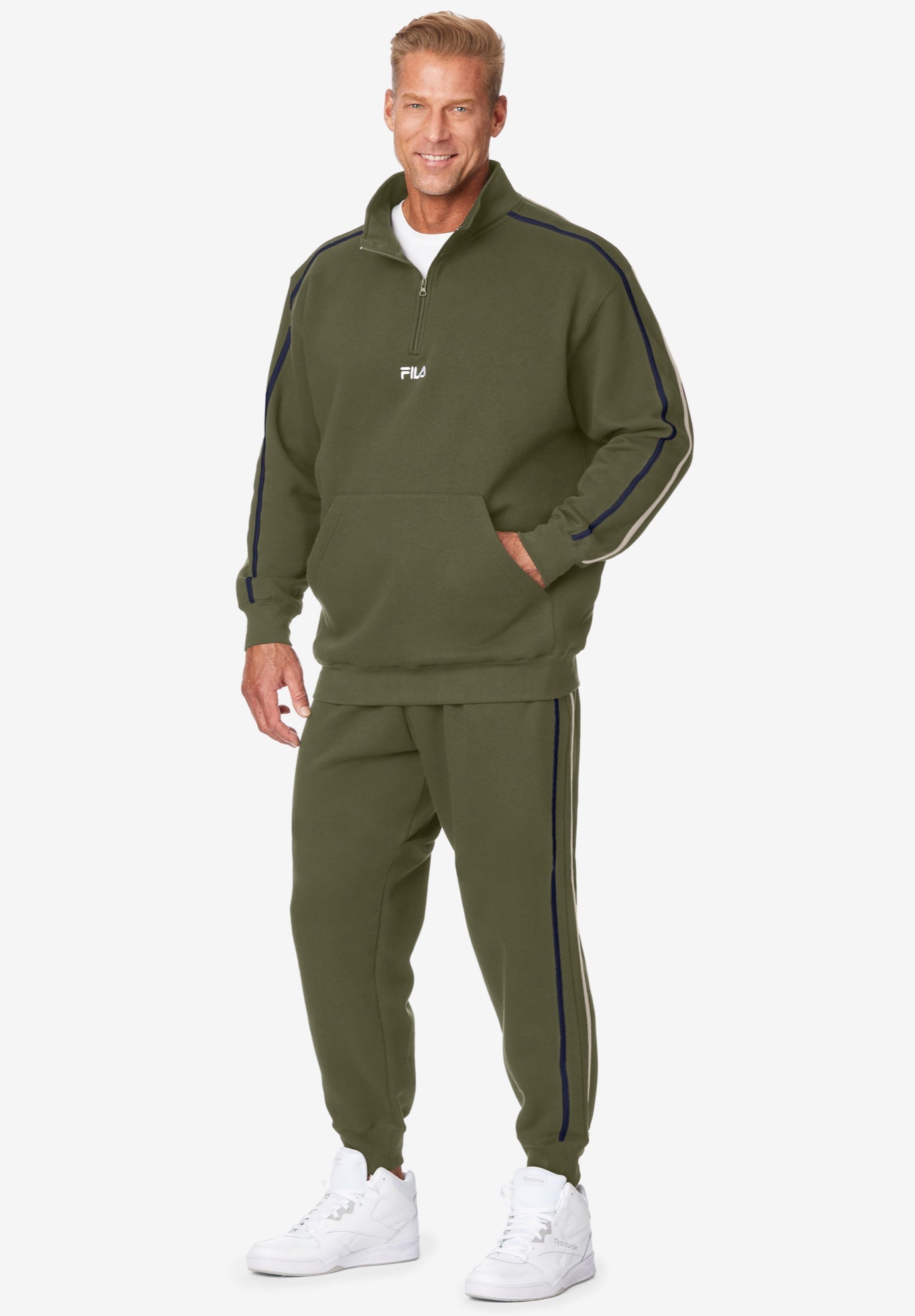 FILA&reg; Fleece 1/4 Zip Tracksuit image number 0