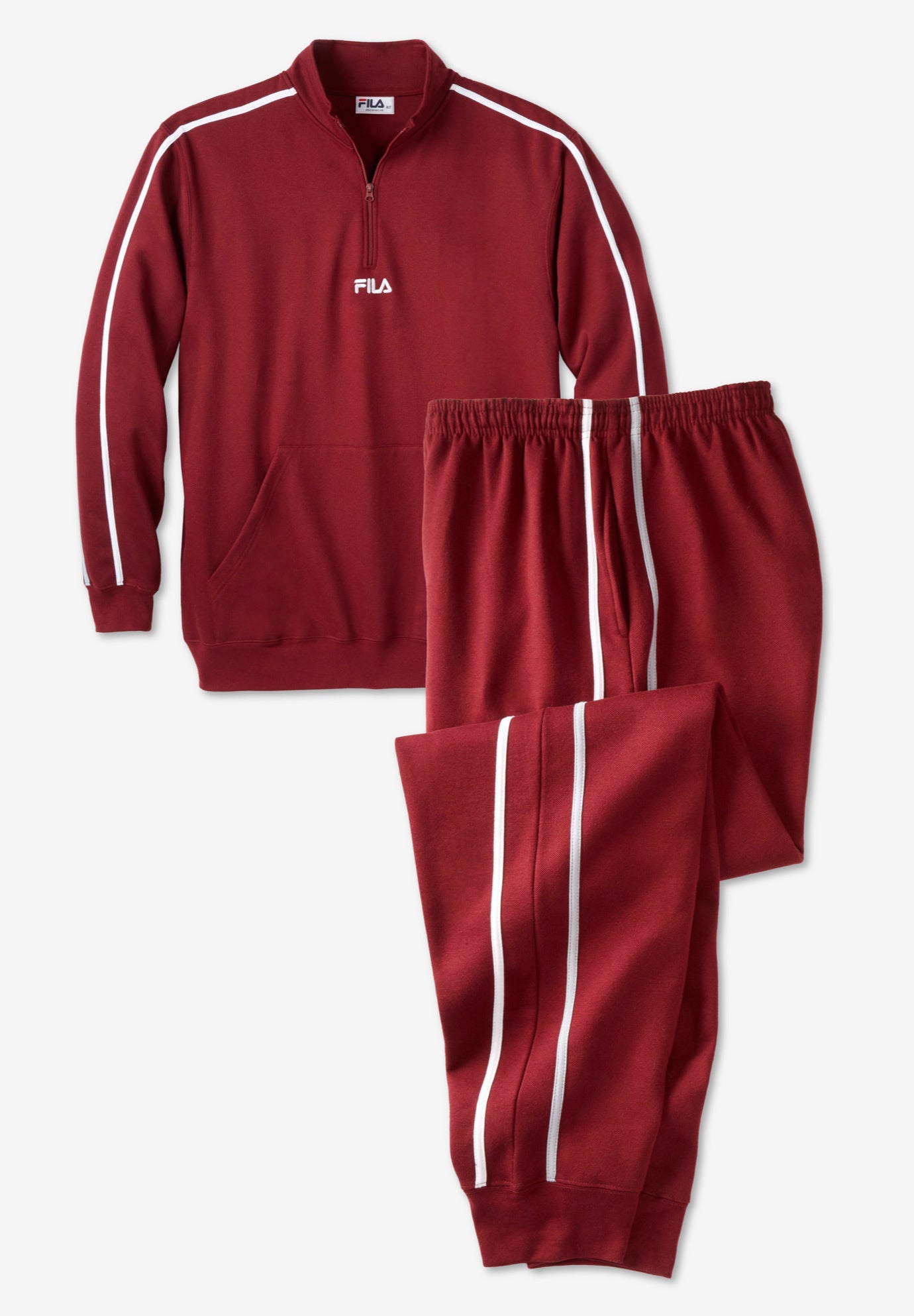 FILA&reg; Fleece 1/4 Zip Tracksuit image number 0