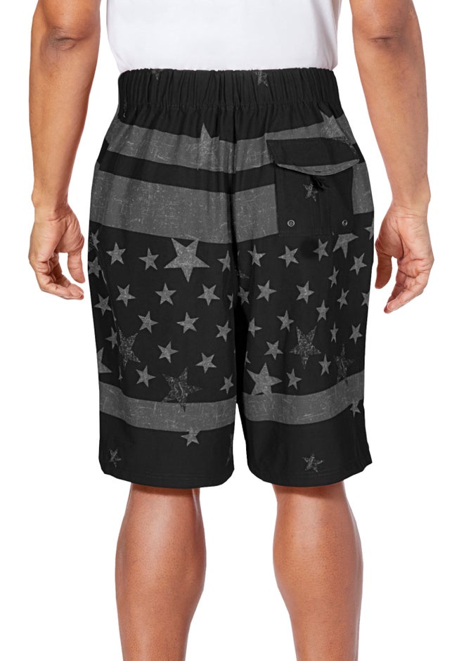 Basic 8" 4-way Flex Swim Trunk image number 3