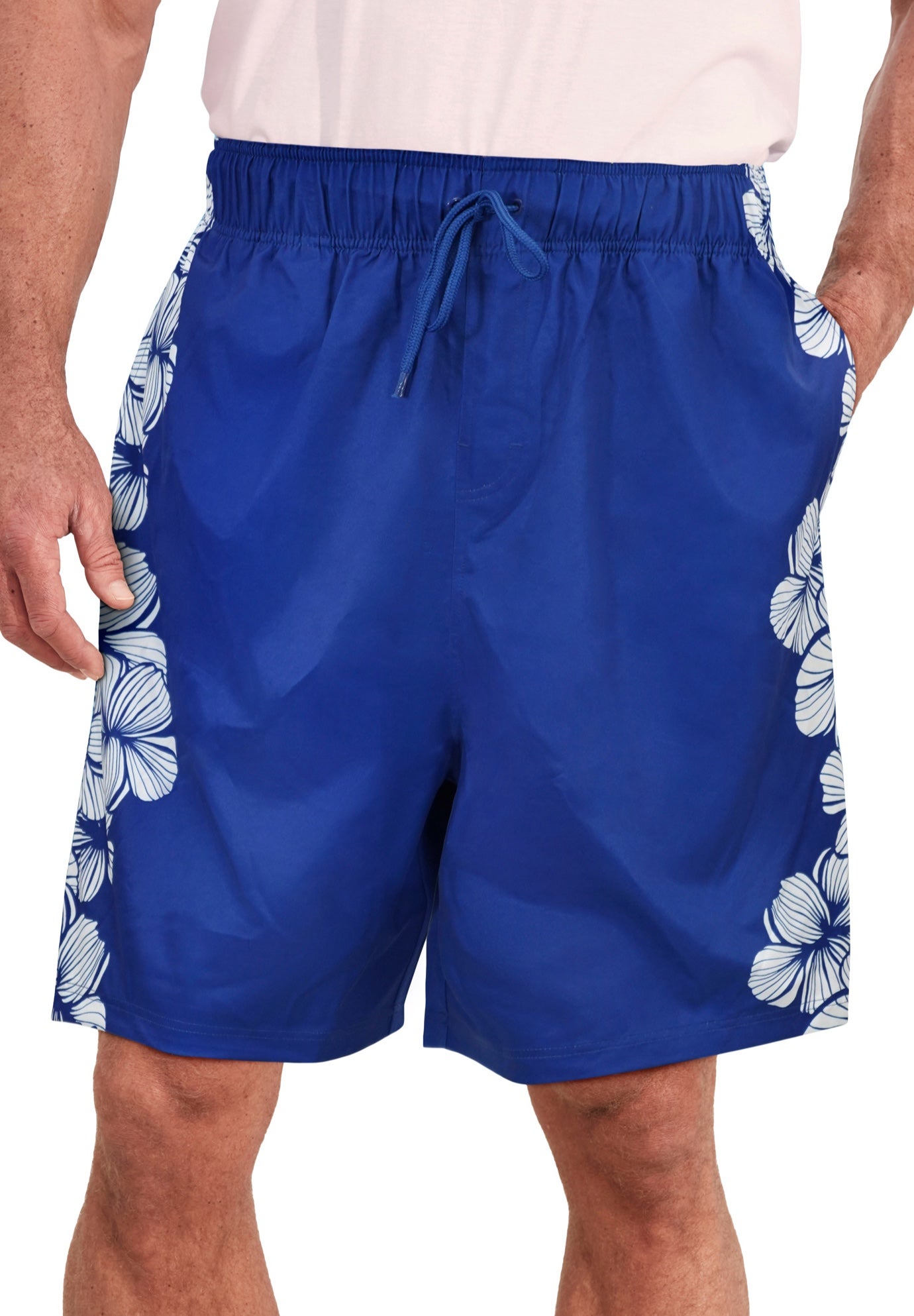 Basic 8" 4-way Flex Swim Trunk image number 1