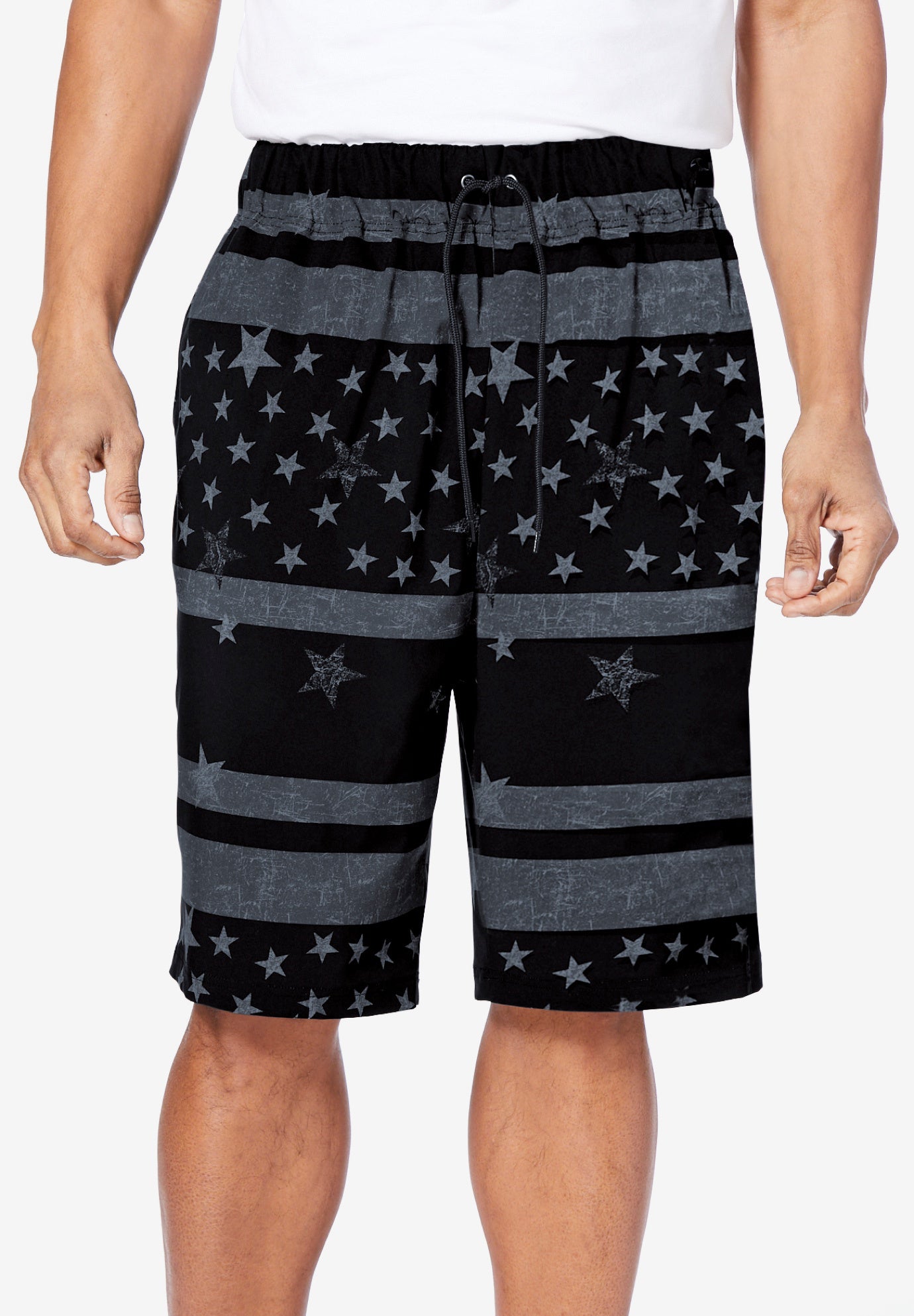 Basic 8" 4-way Flex Swim Trunk image number 1