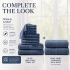 Zero Twist 100% Cotton Oversized Bath Sheet image number 6