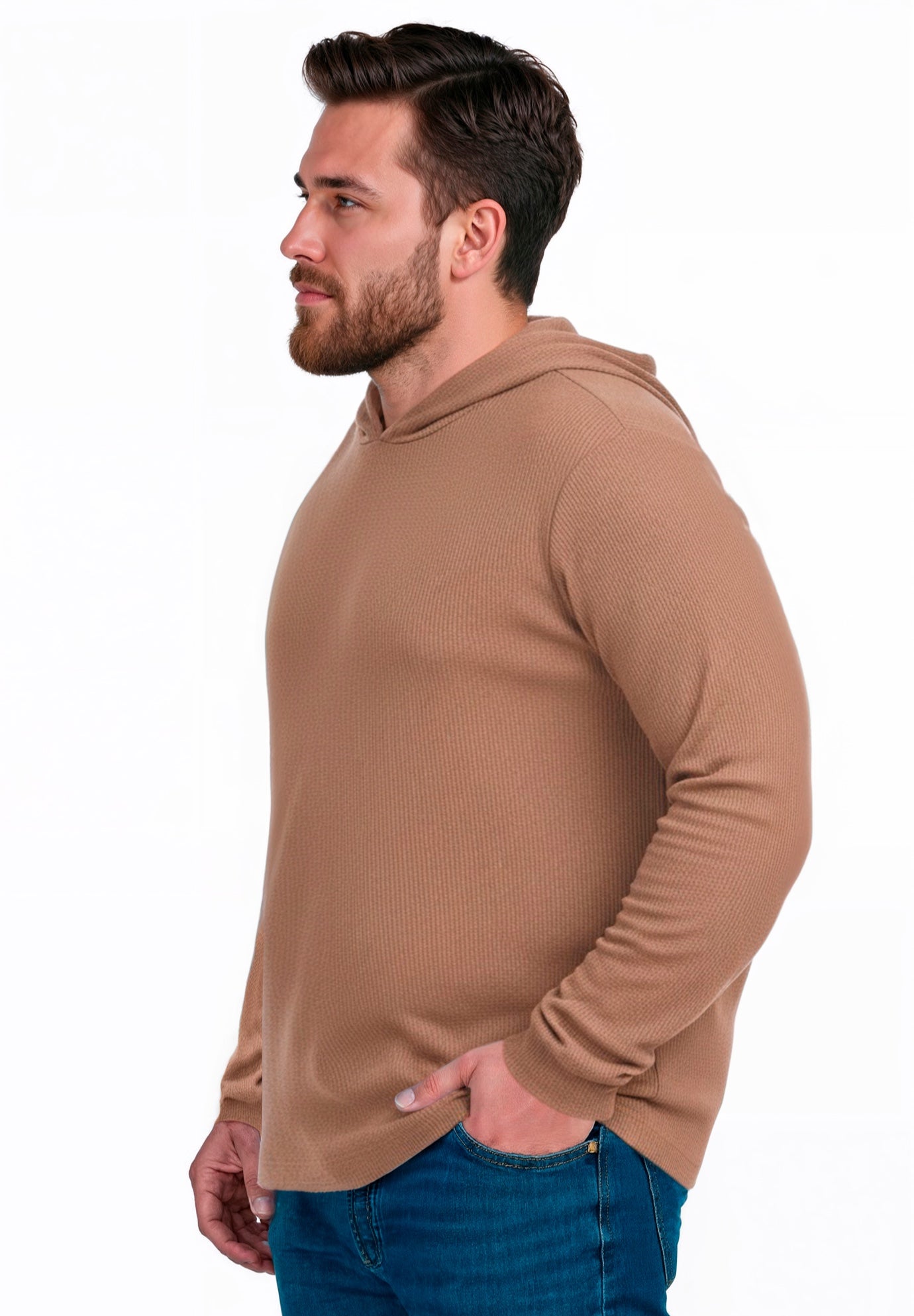 Ribbed Hoodie image number 2