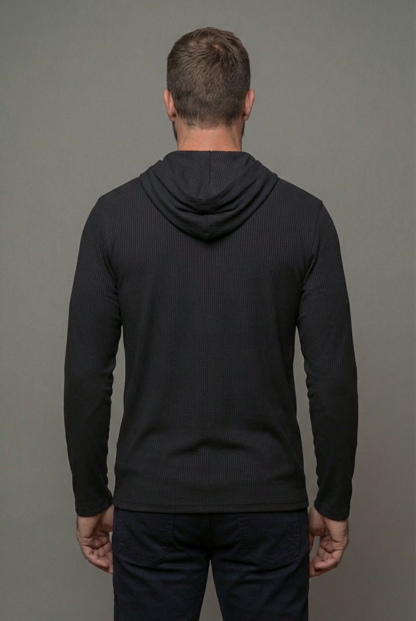 Ribbed Hoodie image number 4