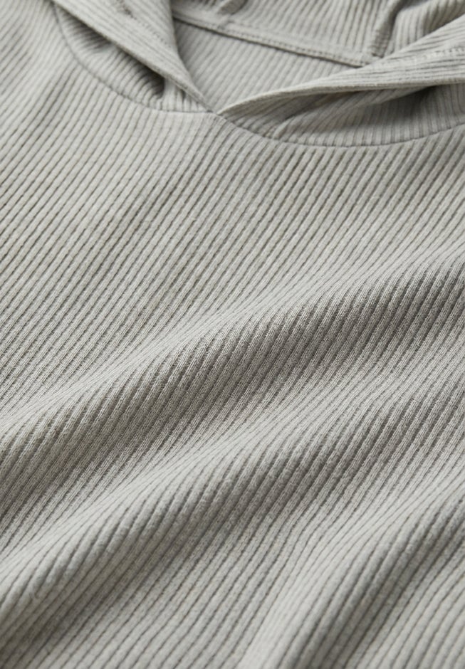 Ribbed Hoodie image number 1