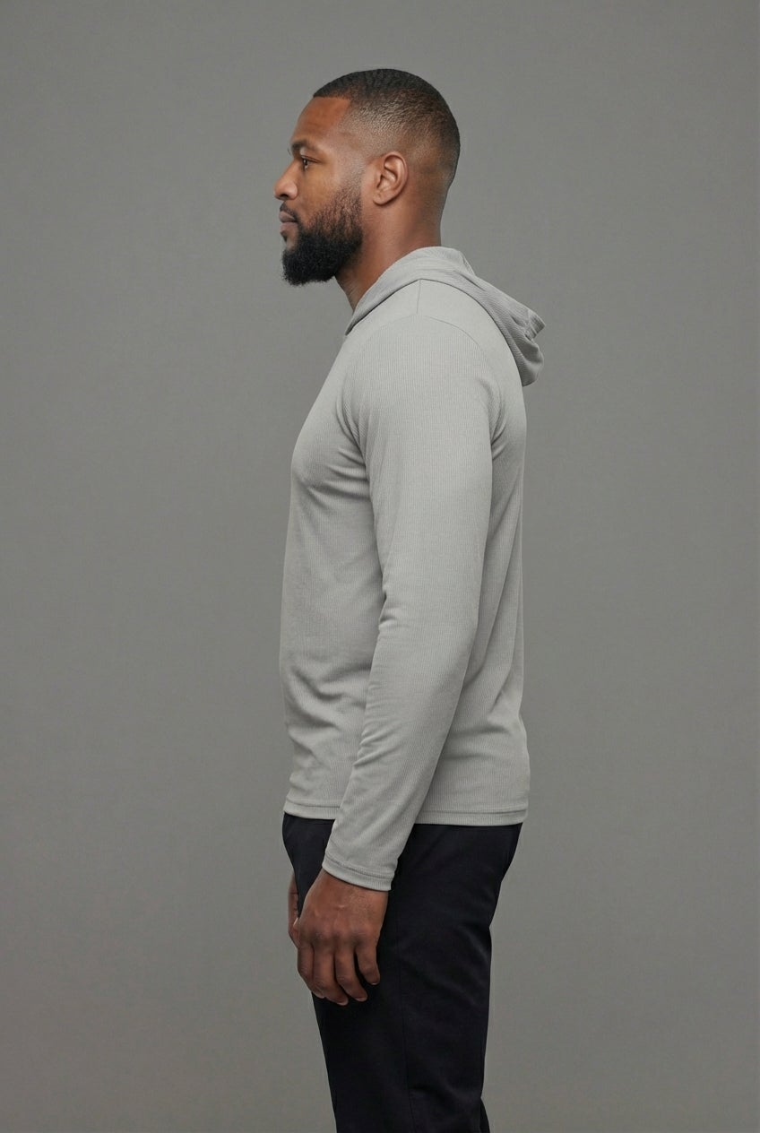 Ribbed Hoodie image number 4