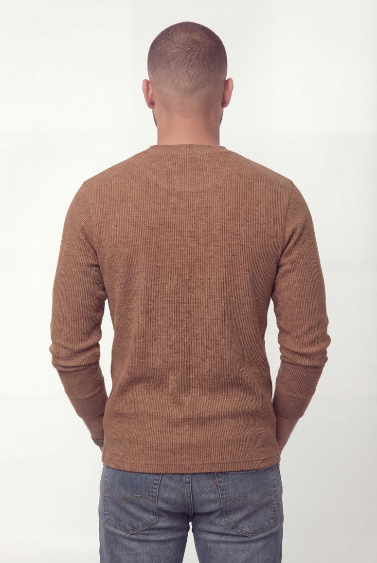 Long Sleeve Ribbed Crewneck image number 4