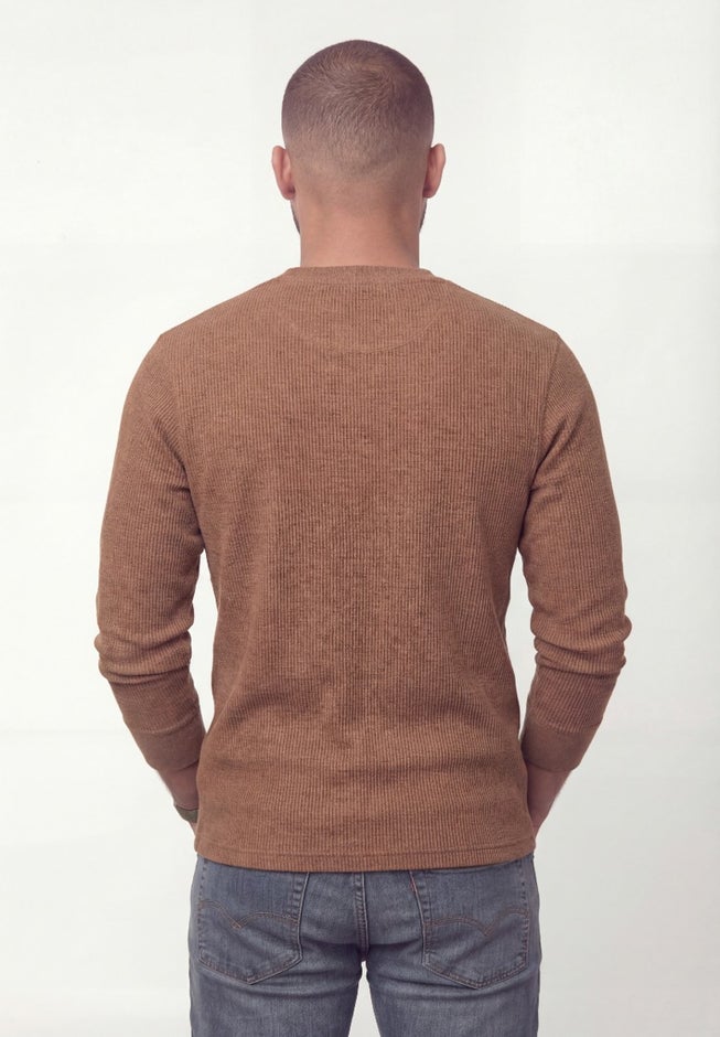 Long Sleeve Ribbed Crewneck image number 4