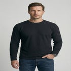 Long Sleeve Ribbed Crewneck image number null