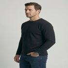 Long Sleeve Ribbed Crewneck image number null