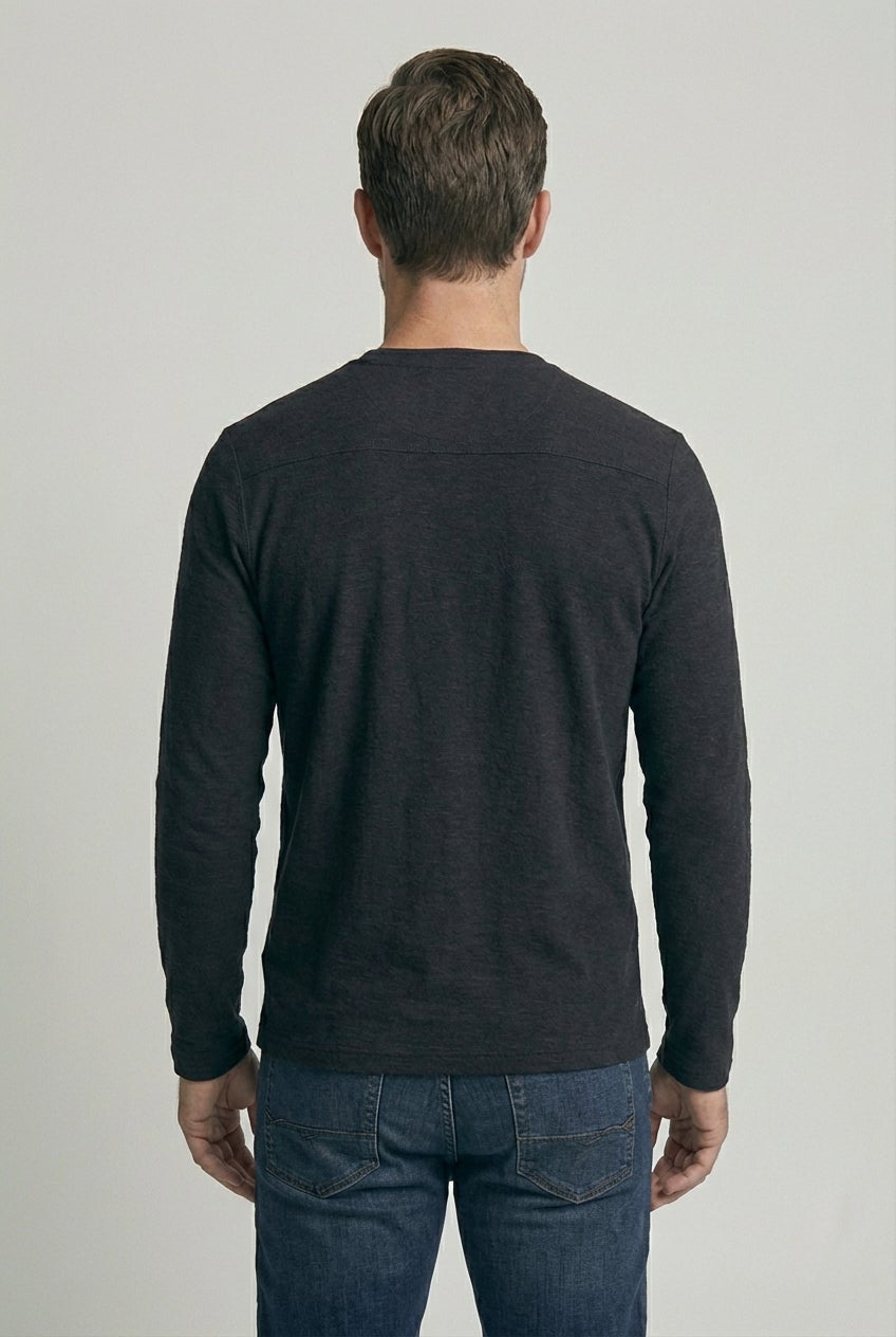 Long Sleeve Ribbed Crewneck image number 4