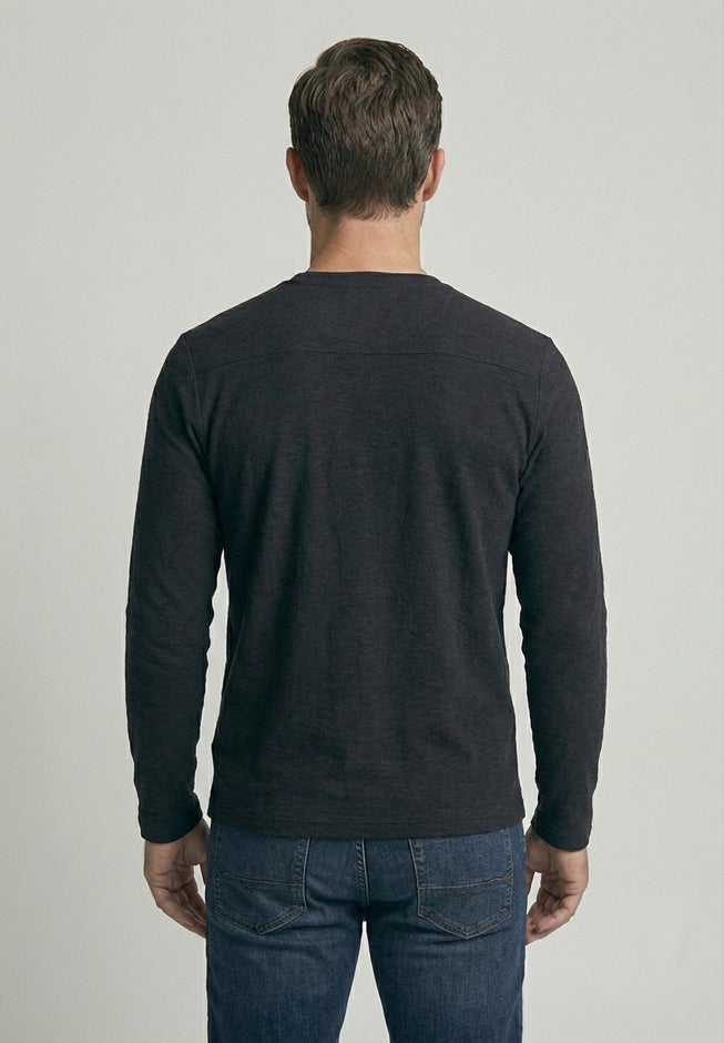 Long Sleeve Ribbed Crewneck image number 4