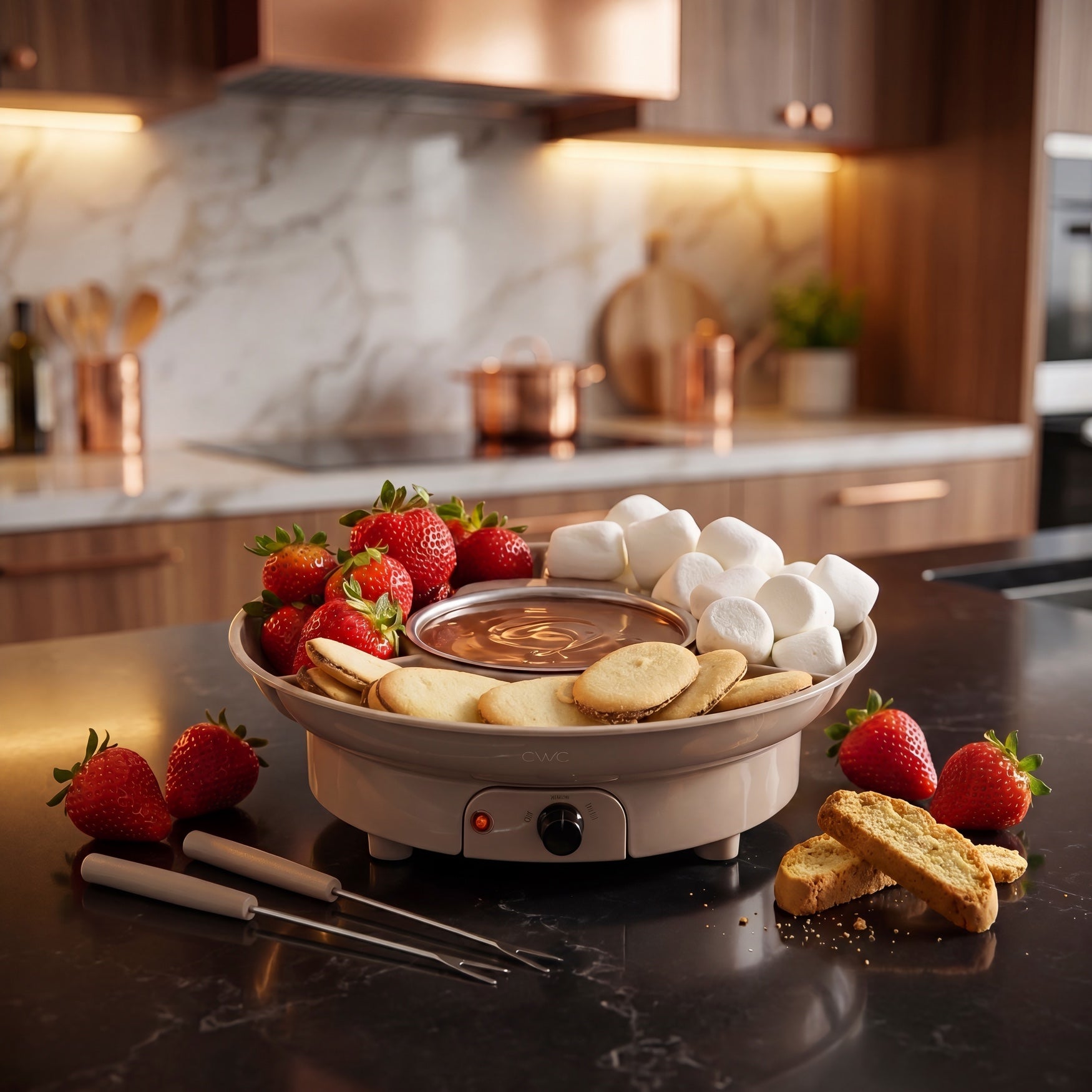 Cook with Color&trade; Electric Chocolate Melting Pot image number 0
