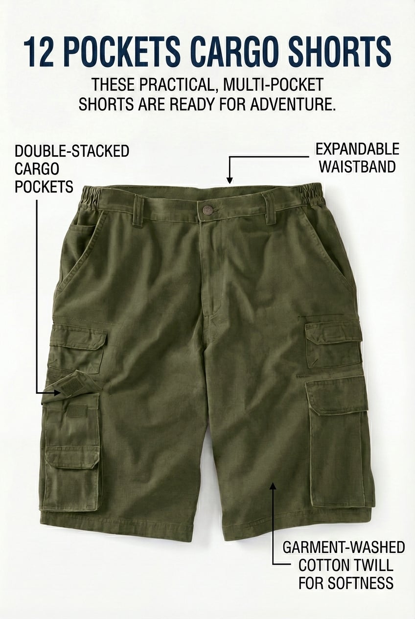 Ranger Stacked Cargo 12 Pocket Short image number 1