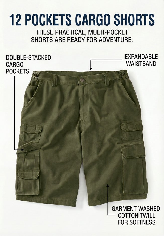 Ranger Stacked Cargo 12 Pocket Short image number 1