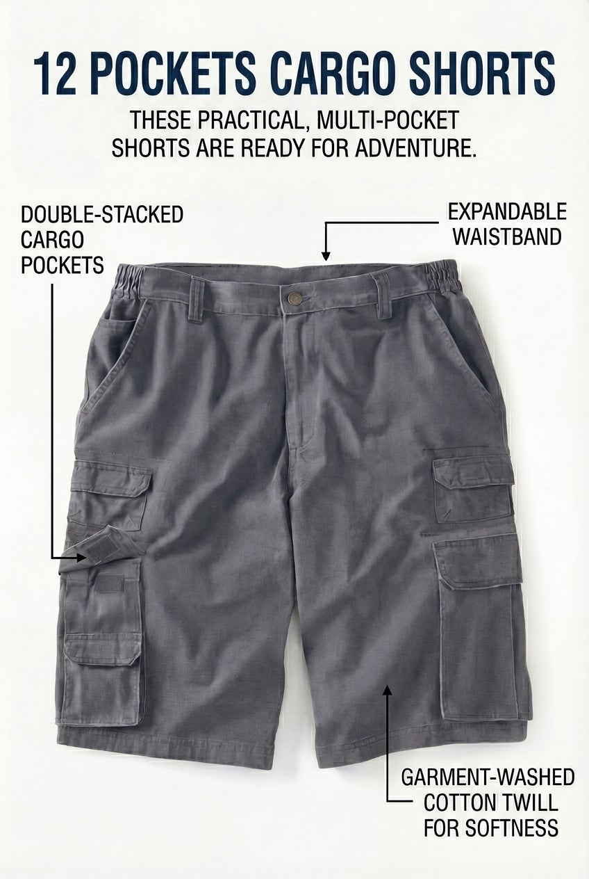 Ranger Stacked Cargo 12 Pocket Short image number 1