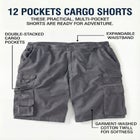 Ranger Stacked Cargo 12 Pocket Short image number null