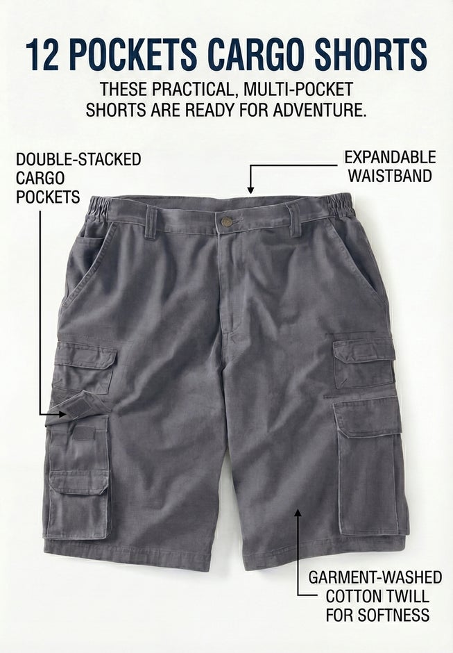 Ranger Stacked Cargo 12 Pocket Short image number 1