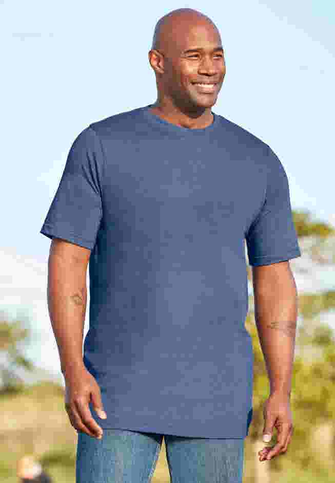 Heavyweight Longer-Length Crewneck T-Shirt image number 1