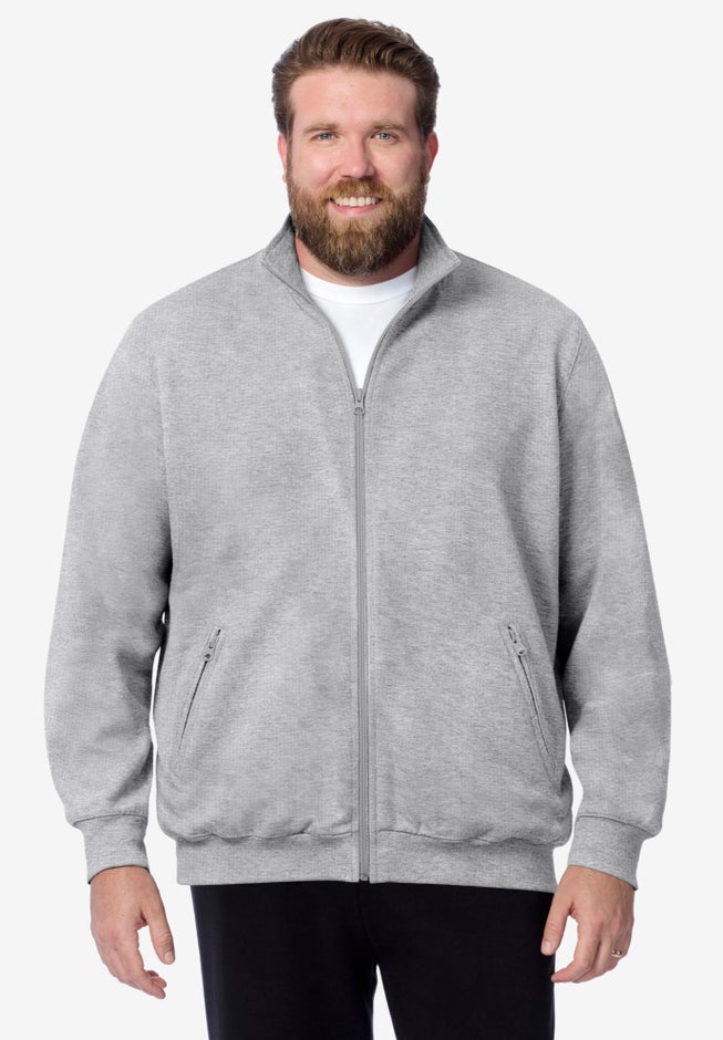  Reverse Weave Zip Up Jacket image number 1