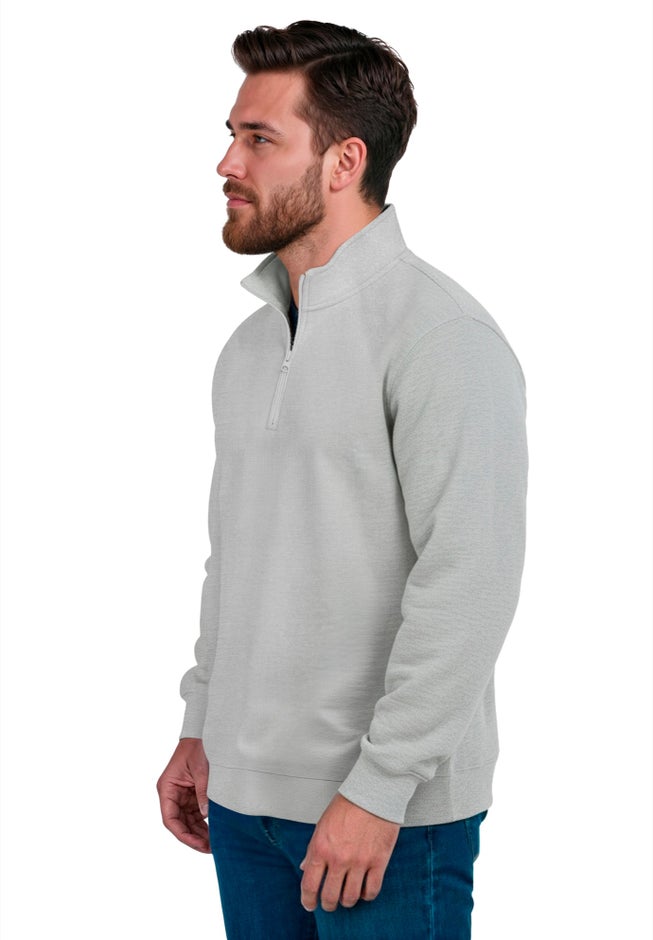  Reverse Weave 1/4 Zip Up Hoodie image number 1