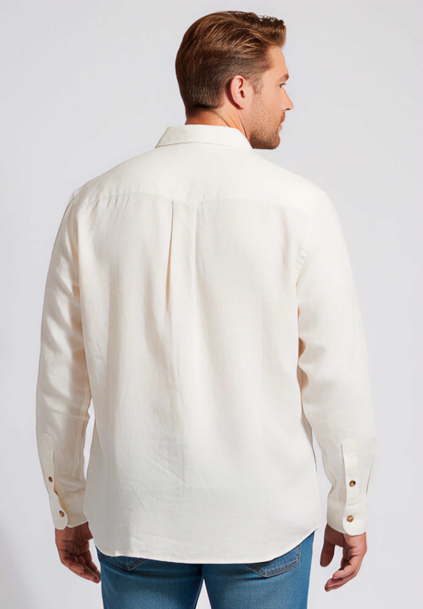  Long Sleeve Linen Shirt image number 3