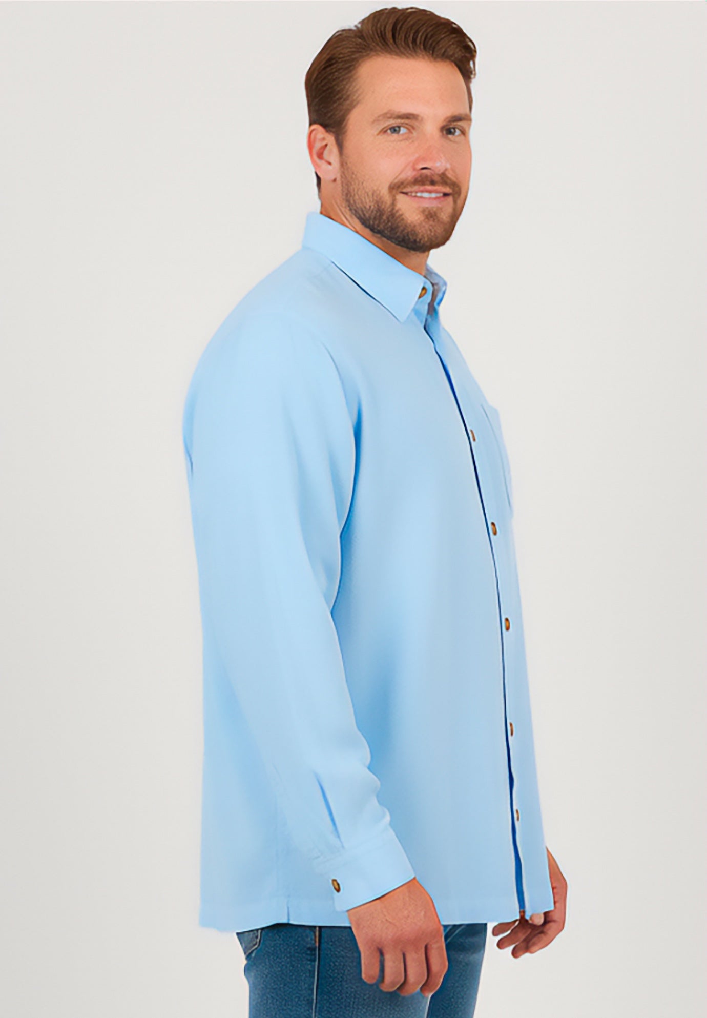  Long Sleeve Linen Shirt image number 2