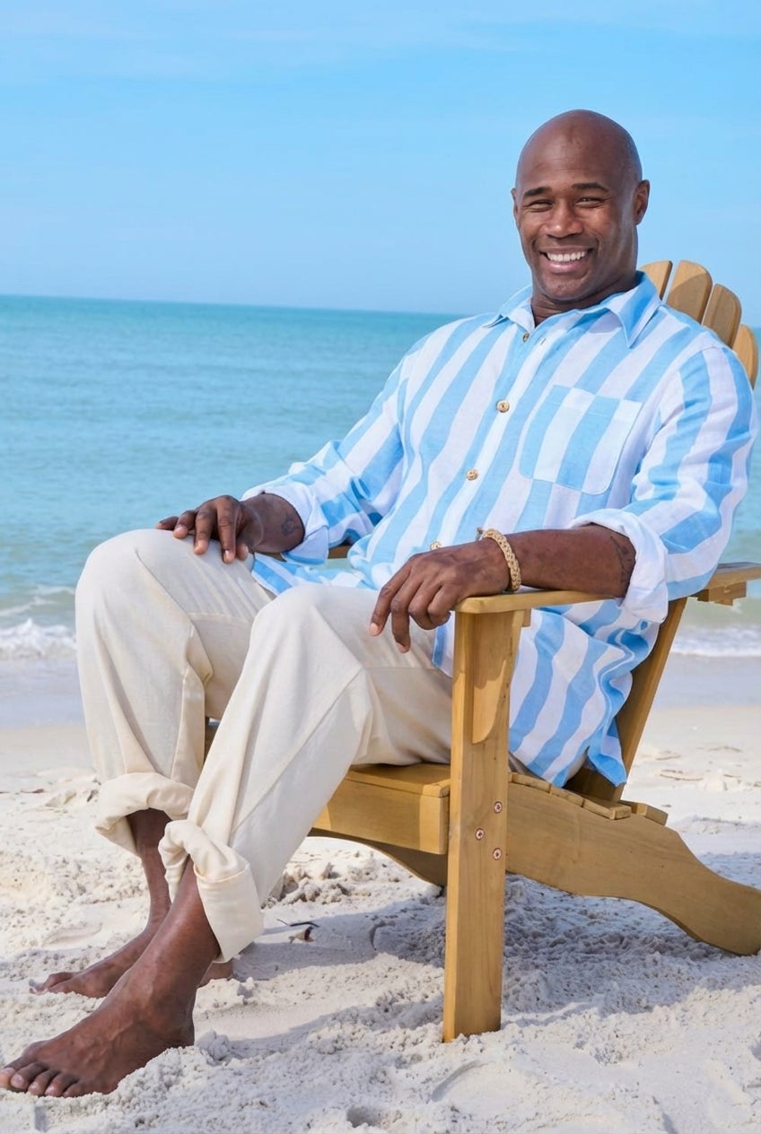  Long Sleeve Linen Shirt image number 4