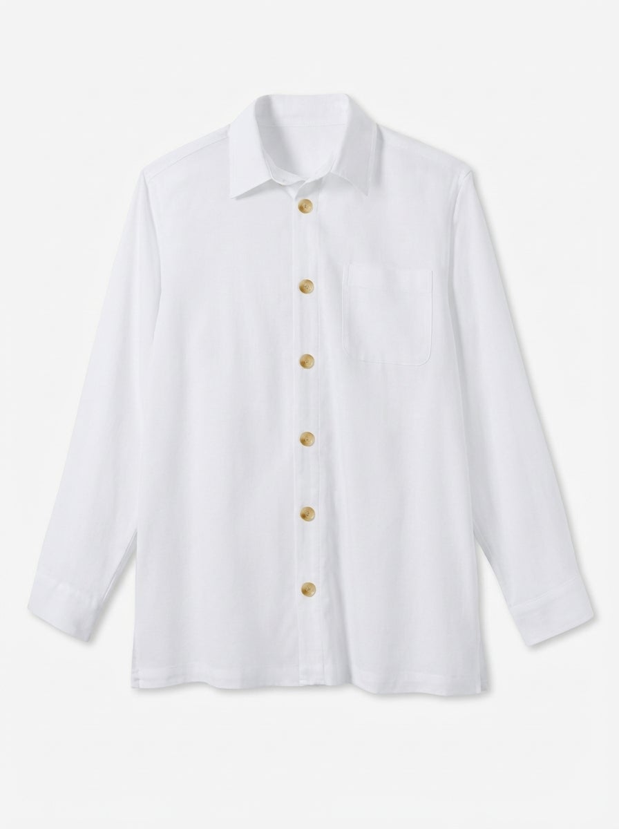  Long Sleeve Linen Shirt image number 1