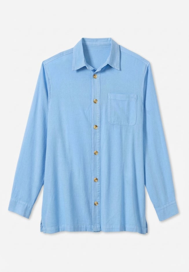  Long Sleeve Linen Shirt image number 1