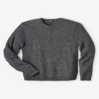 Shaker Knit Crewneck Sweater image number null