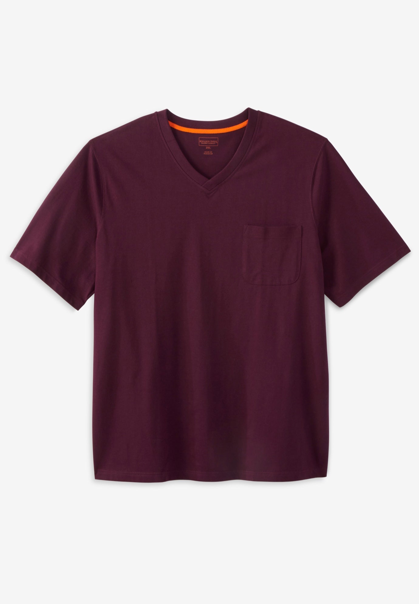 Heavyweight Pocket V-Neck Tee image number 0