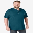 Heavyweight Short-Sleeve Henley Shirt image number null