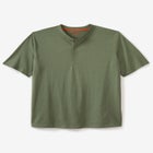 Heavyweight Short-Sleeve Henley Shirt image number null