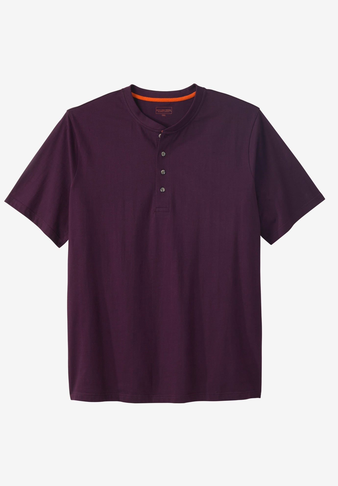 Heavyweight Short-Sleeve Henley Shirt image number 0