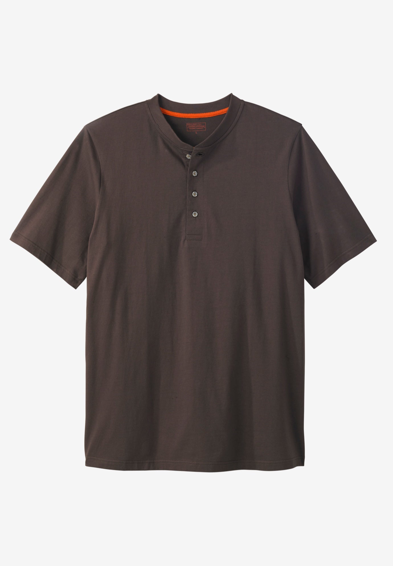Heavyweight Short-Sleeve Henley Shirt image number 0