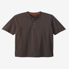 Heavyweight Short-Sleeve Henley Shirt image number null