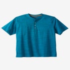 Heavyweight Short-Sleeve Henley Shirt image number null