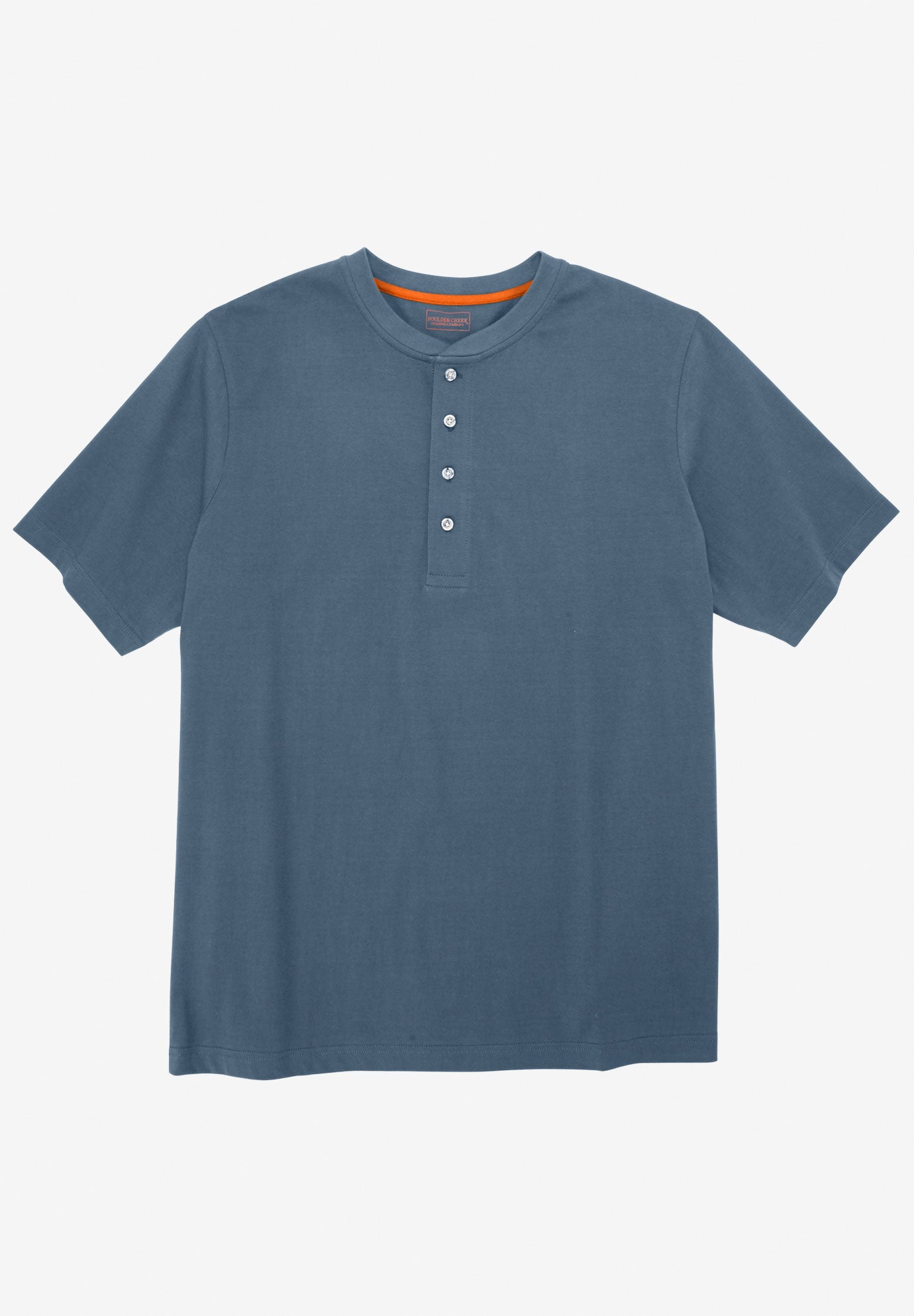 Heavyweight Short-Sleeve Henley Shirt image number 0