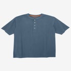 Heavyweight Short-Sleeve Henley Shirt image number null