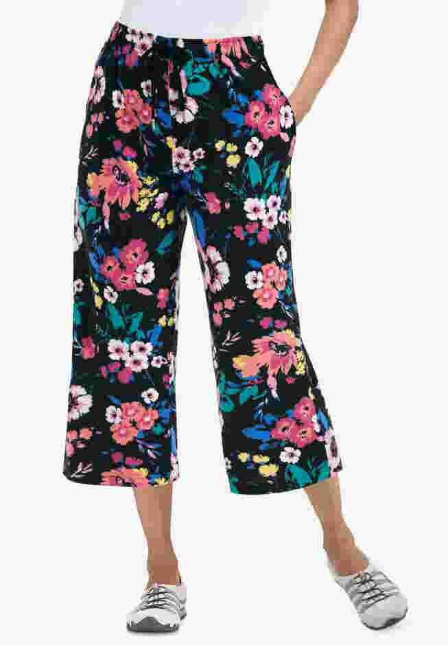 Sport Knit Capri Pant image number 4