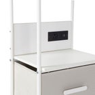 4-Drawer Cart With Charging Station image number null