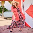 Sleeveless Crinkle Dress image number null