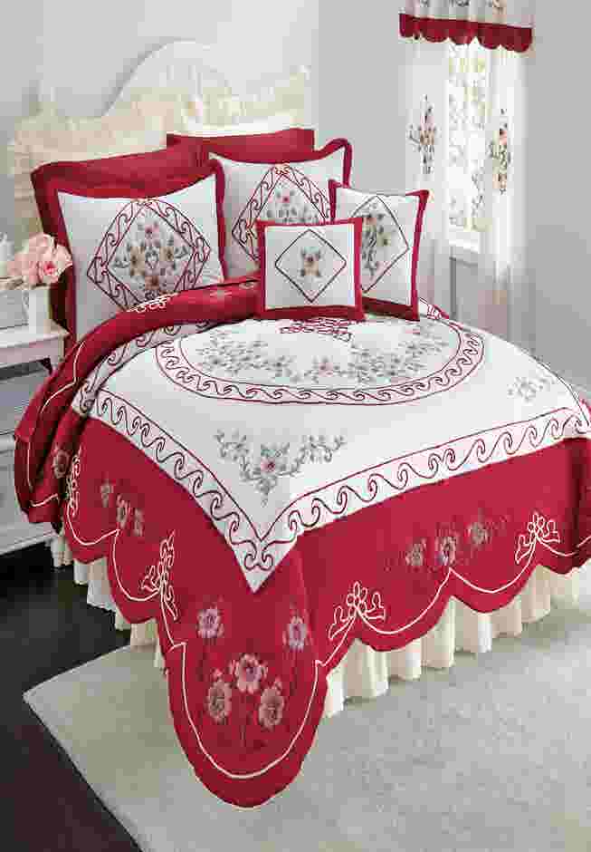 Ava Embroidered Cotton Sham image number 1